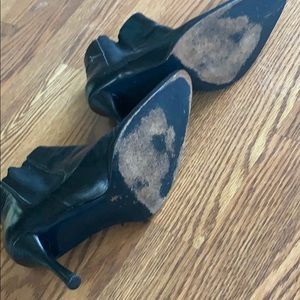 BCBGMaxAzria Shoes - BCBG Pointy toed black booties size 6 BCBGMaxAzria Shoes - BCBG Pointy toed black booties size 6